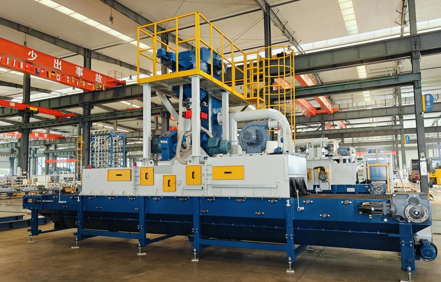 Quangong-en bigarren mailako prozesatzeko ekipamenduak berritze integrala jasotzen du blokeen ekoizpen estandarra ahalbidetzeko